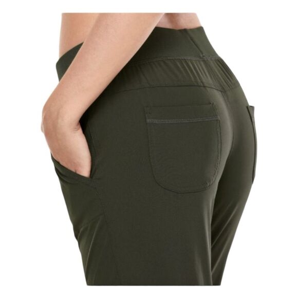 CRZ YOGA Joggers Dark Olive Feathery-Fit Flat Waistband Drawstring S - Picture 6 of 12